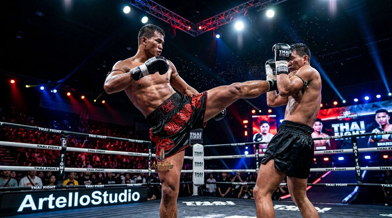 🥊 Muay Thai Shorts Kickboxing MMA Fight Shorts for Men Women Kids – Thai Boxing Training Gear, Breathable Quick Dry Martial Arts Combat Shorts