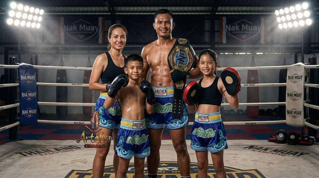 🥊 Muay Thai Shorts Kickboxing MMA Fight Shorts for Men Women Kids – Thai Boxing Training Gear, Breathable Quick Dry Martial Arts Combat Shorts
