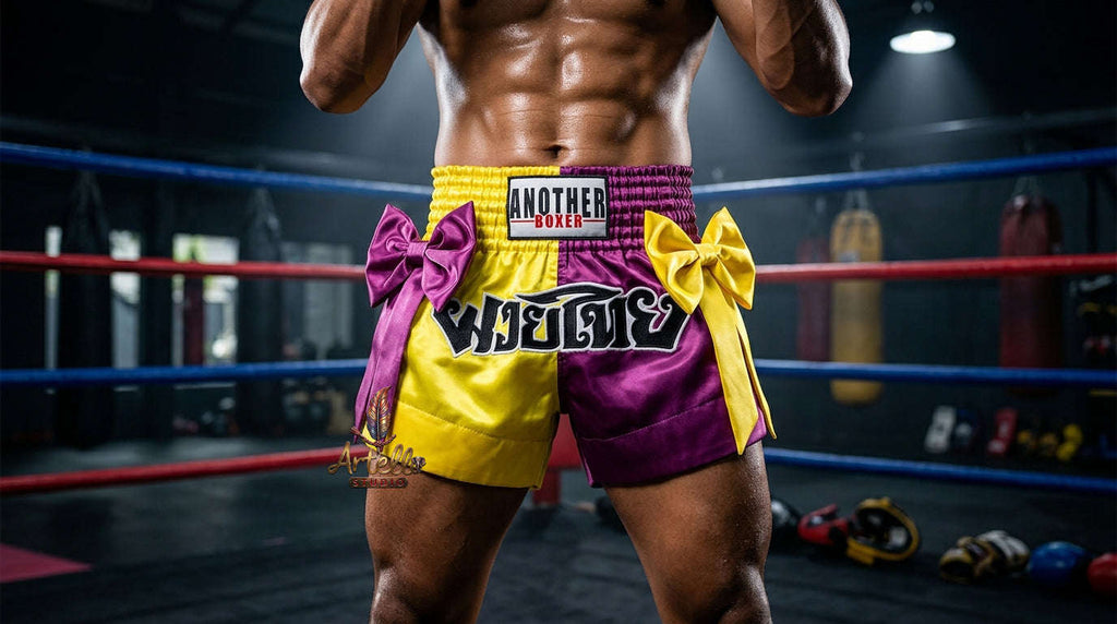 🥊 Muay Thai Shorts Kickboxing MMA Fight Shorts for Men Women Kids – Thai Boxing Training Gear, Breathable Quick Dry Martial Arts Combat Shorts