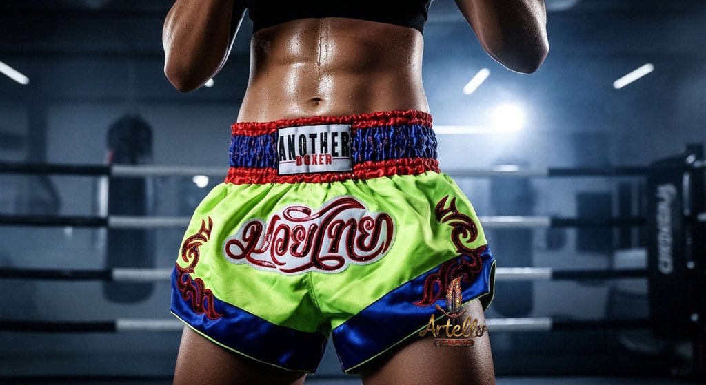 🥊 Muay Thai Shorts Kickboxing MMA Fight Shorts for Men Women Kids – Thai Boxing Training Gear, Breathable Quick Dry Martial Arts Combat Shorts