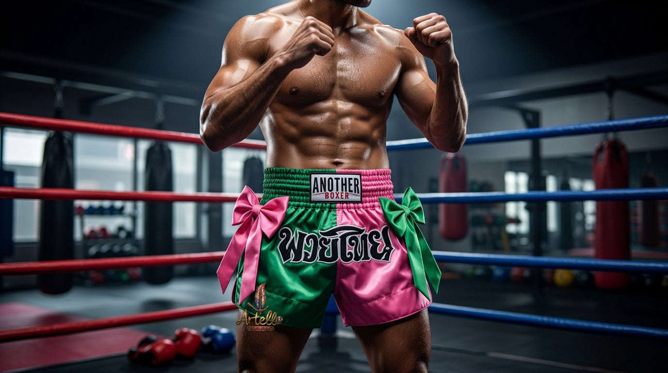 🥊 Muay Thai Shorts Kickboxing MMA Fight Shorts for Men Women Kids – Thai Boxing Training Gear, Breathable Quick Dry Martial Arts Combat Shorts