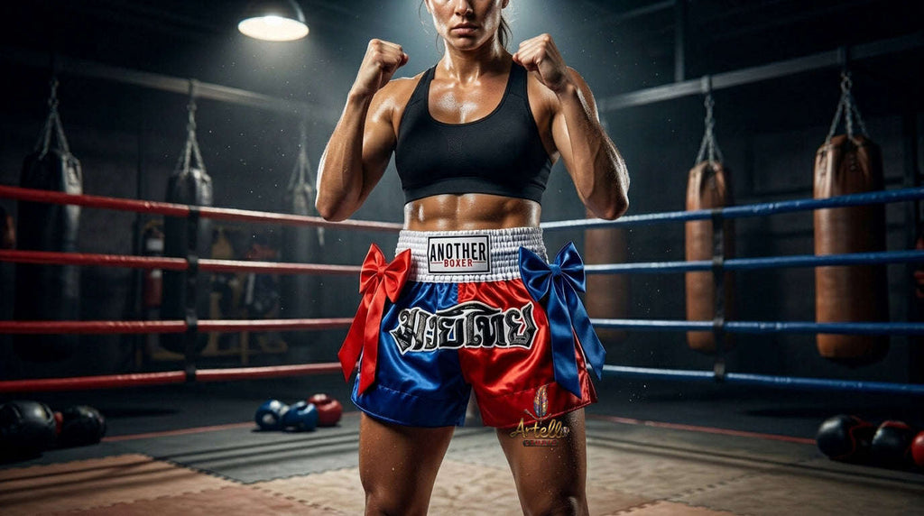 🥊 Muay Thai Shorts Kickboxing MMA Fight Shorts for Men Women Kids – Thai Boxing Training Gear, Breathable Quick Dry Martial Arts Combat Shorts