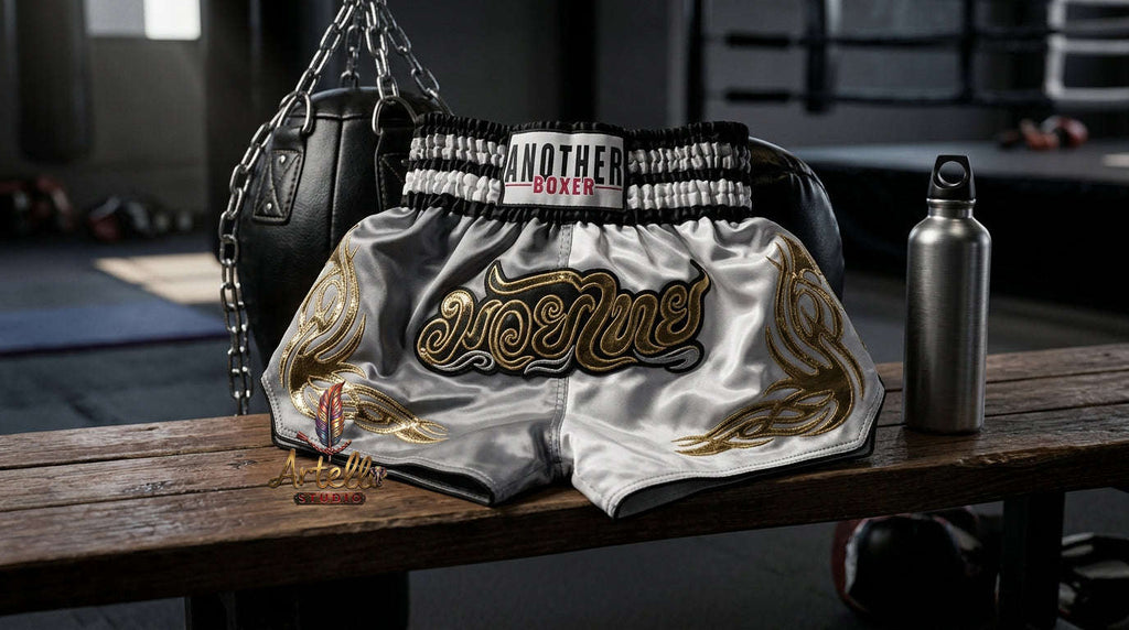 🥊 Muay Thai Shorts Kickboxing MMA Fight Shorts for Men Women Kids – Thai Boxing Training Gear, Breathable Quick Dry Martial Arts Combat Shorts