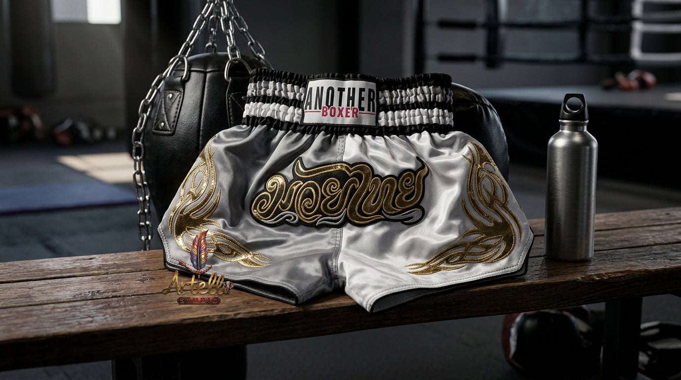 🥊 Muay Thai Shorts Kickboxing MMA Fight Shorts for Men Women Kids – Thai Boxing Training Gear, Breathable Quick Dry Martial Arts Combat Shorts