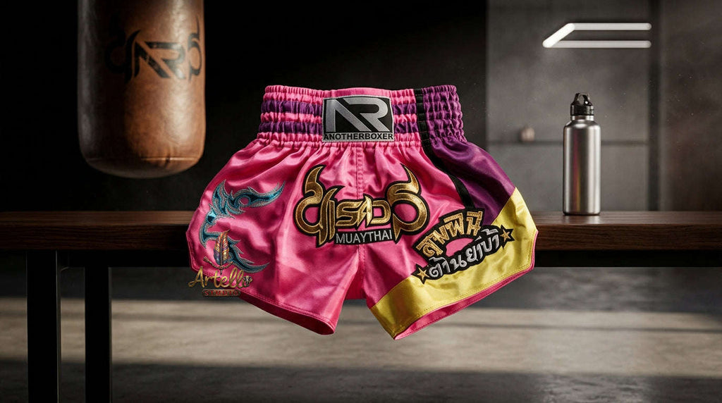🥊 Muay Thai Shorts Kickboxing MMA Fight Shorts for Men Women Kids – Thai Boxing Training Gear, Breathable Quick Dry Martial Arts Combat Shorts