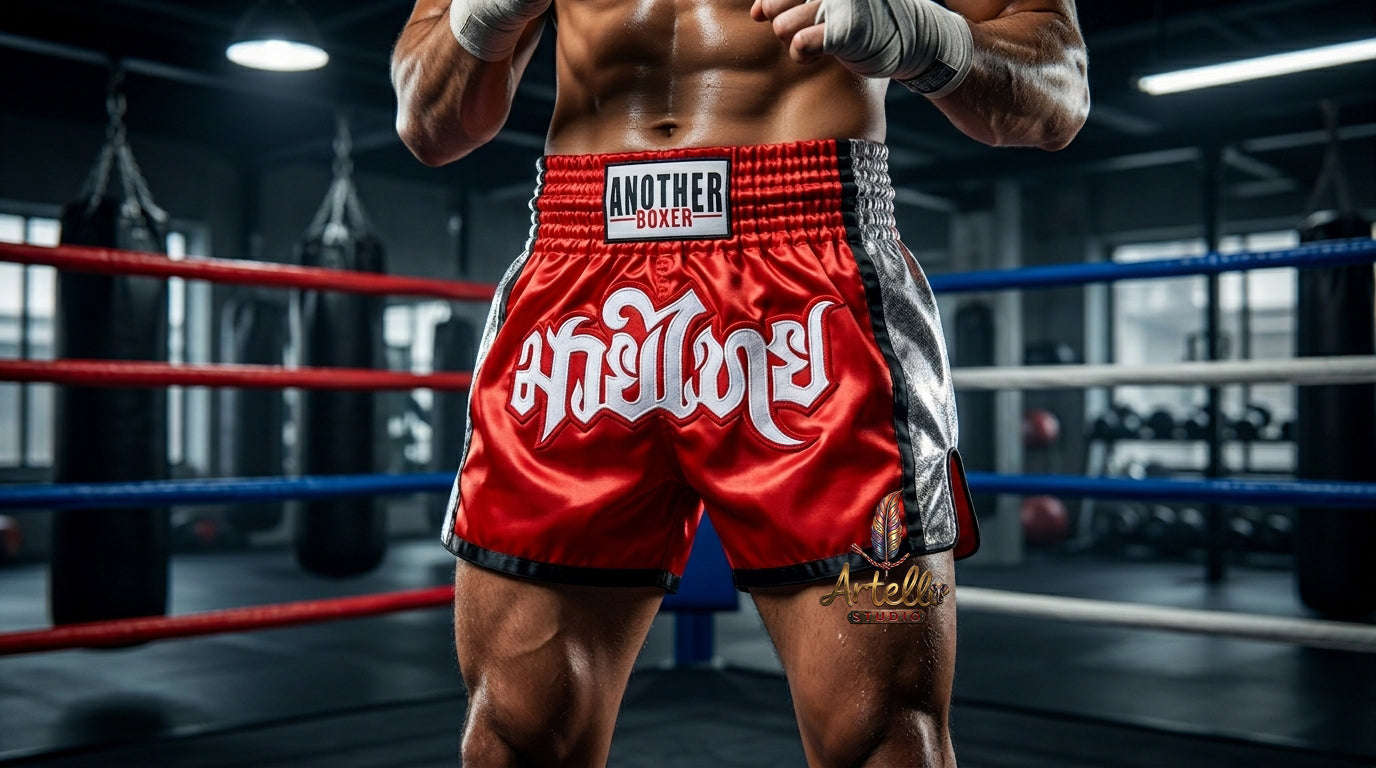 🥊 Muay Thai Shorts Kickboxing MMA Fight Shorts for Men Women Kids – Thai Boxing Training Gear, Breathable Quick Dry Martial Arts Combat Shorts