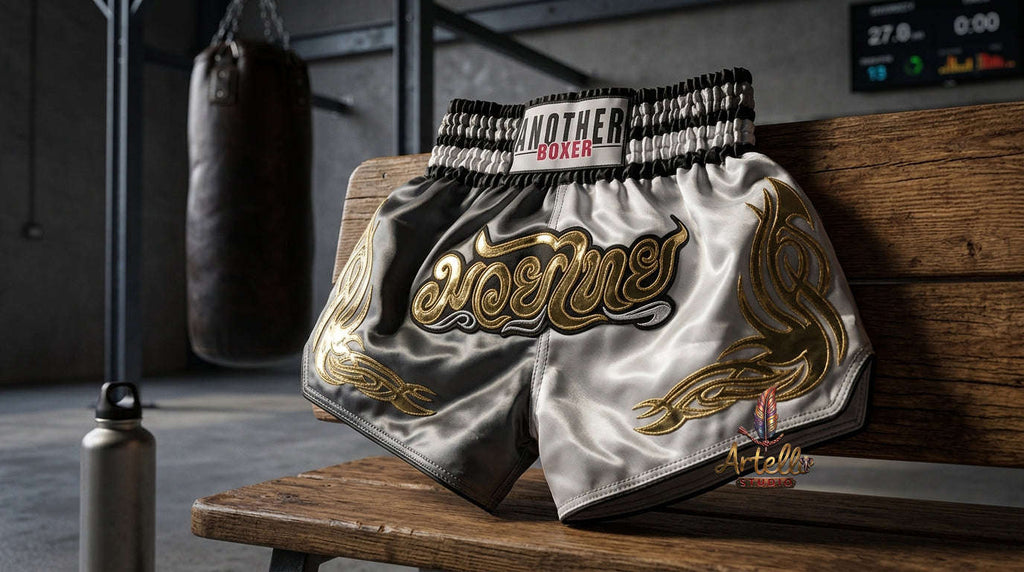 🥊 Muay Thai Shorts Kickboxing MMA Fight Shorts for Men Women Kids – Thai Boxing Training Gear, Breathable Quick Dry Martial Arts Combat Shorts