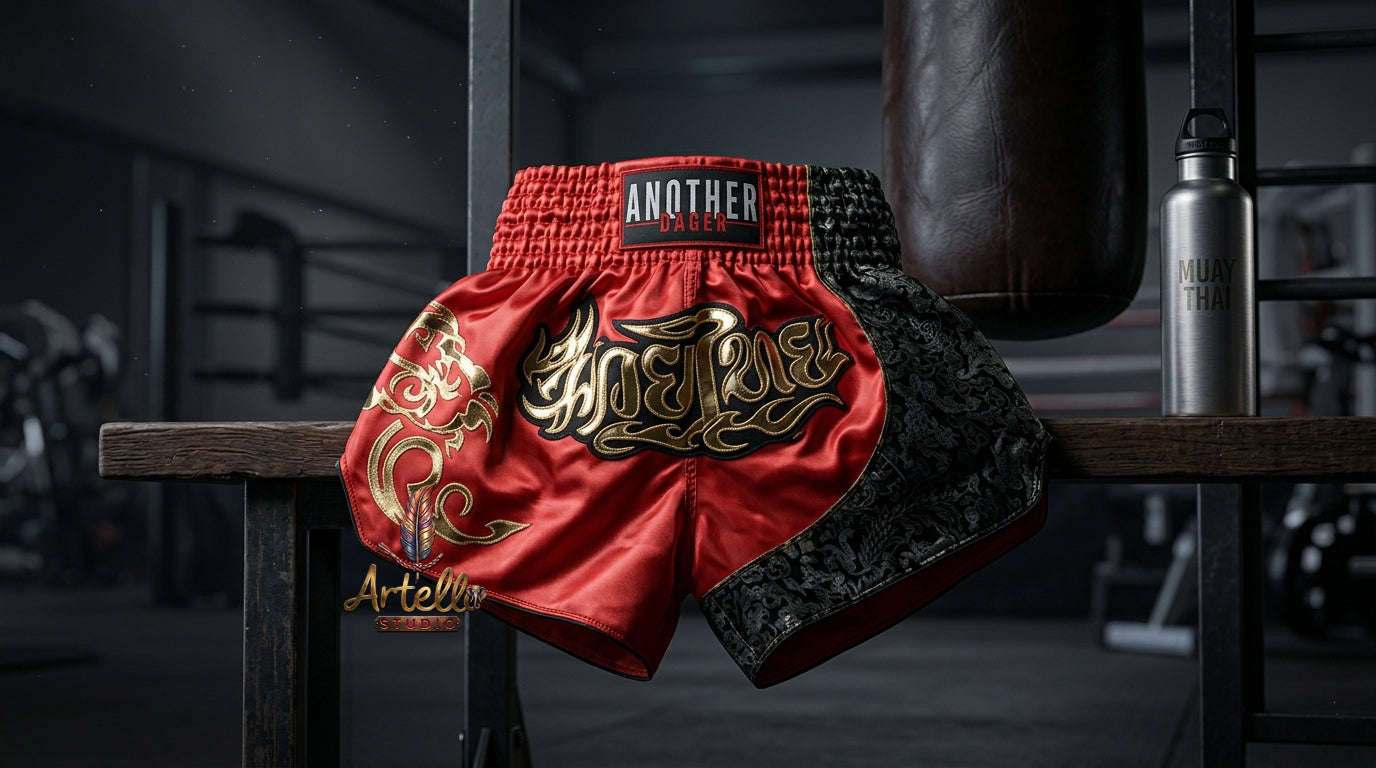 🥊 Muay Thai Shorts Kickboxing MMA Fight Shorts for Men Women Kids – Thai Boxing Training Gear, Breathable Quick Dry Martial Arts Combat Shorts