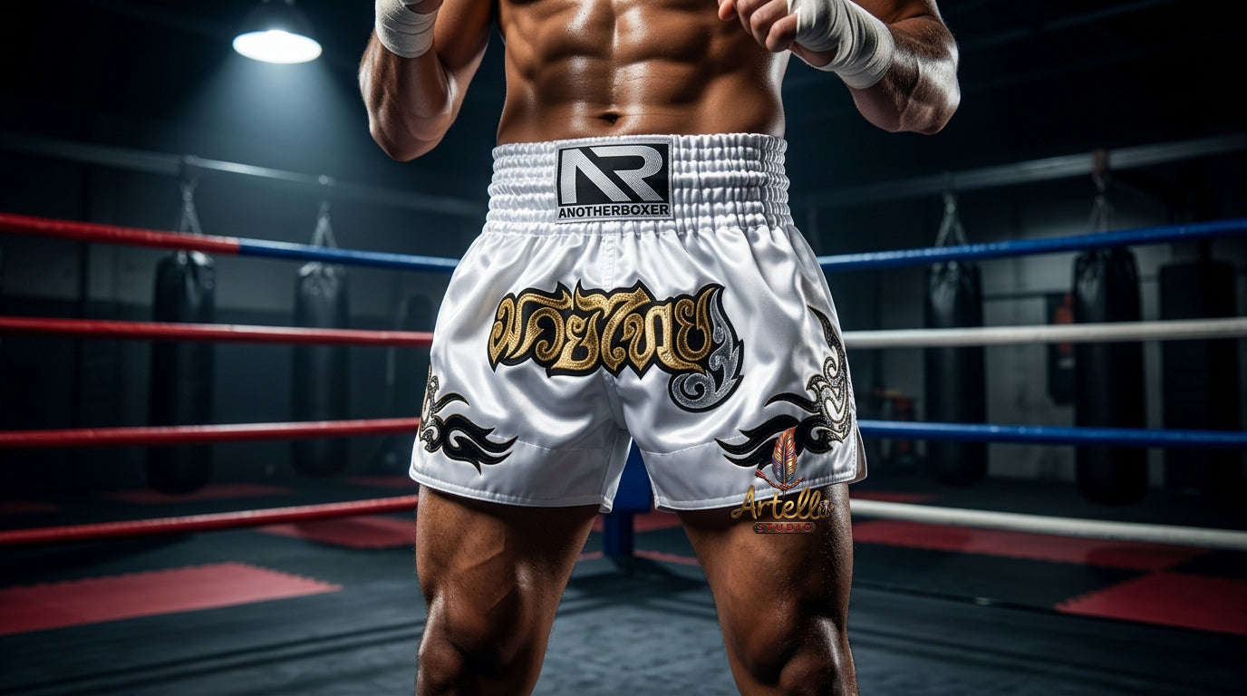 🥊 Muay Thai Shorts Kickboxing MMA Fight Shorts for Men Women Kids – Thai Boxing Training Gear, Breathable Quick Dry Martial Arts Combat Shorts