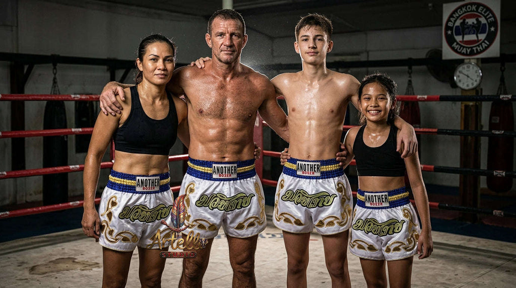 🥊 Muay Thai Shorts Kickboxing MMA Fight Shorts for Men Women Kids – Thai Boxing Training Gear, Breathable Quick Dry Martial Arts Combat Shorts