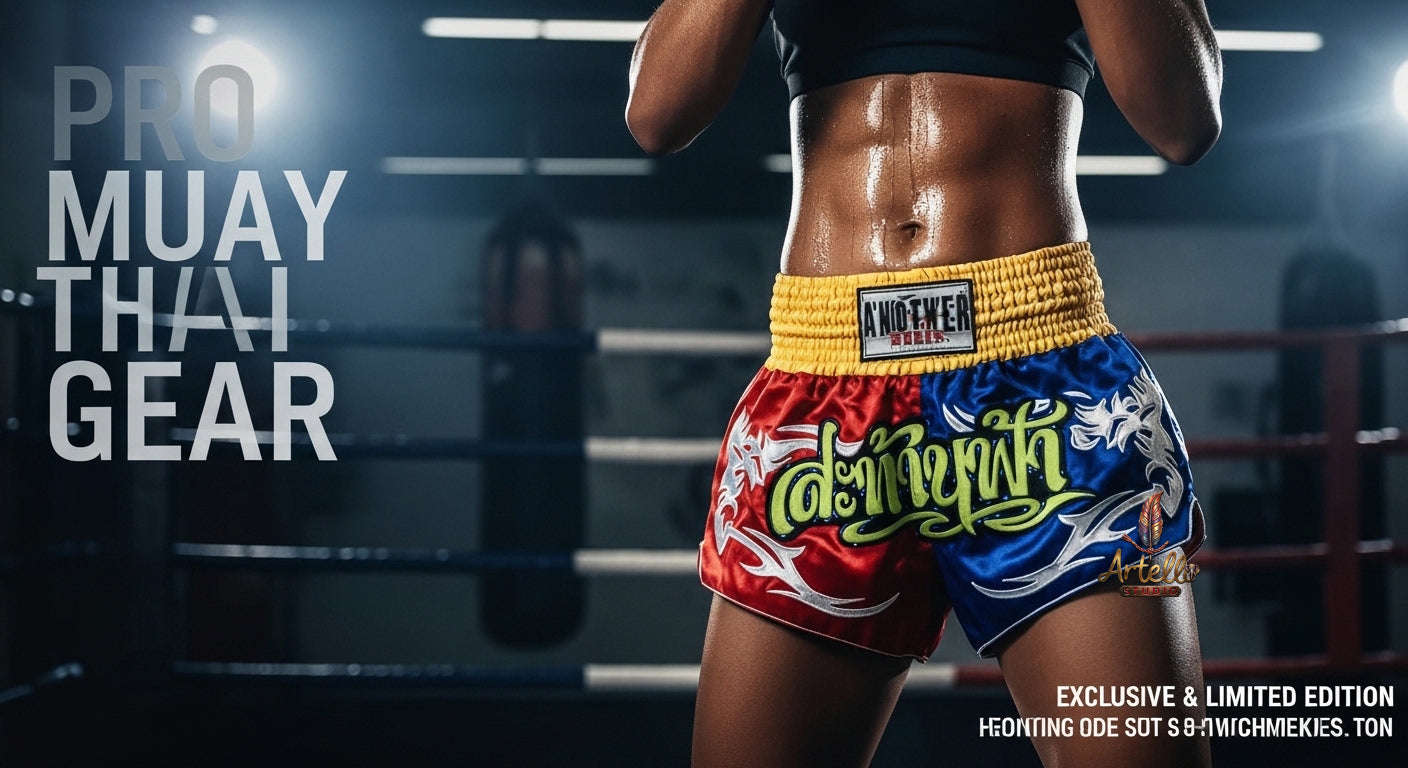 🥊 Muay Thai Shorts Kickboxing MMA Fight Shorts for Men Women Kids – Thai Boxing Training Gear, Breathable Quick Dry Martial Arts Combat Shorts
