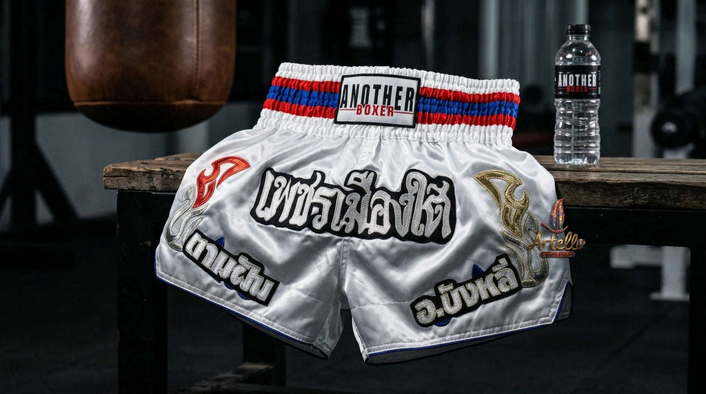 🥊 Muay Thai Shorts Kickboxing MMA Fight Shorts for Men Women Kids – Thai Boxing Training Gear, Breathable Quick Dry Martial Arts Combat Shorts
