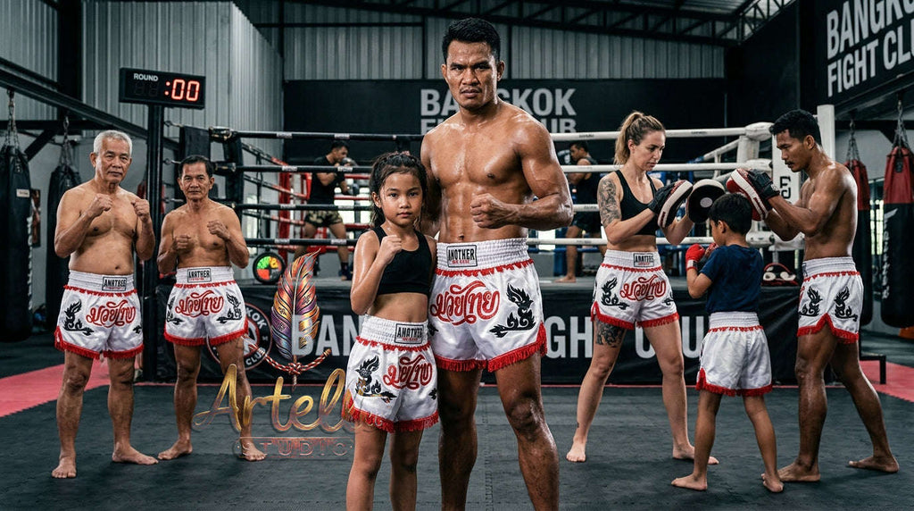 🥊 Muay Thai Shorts Kickboxing MMA Fight Shorts for Men Women Kids – Thai Boxing Training Gear, Breathable Quick Dry Martial Arts Combat Shorts