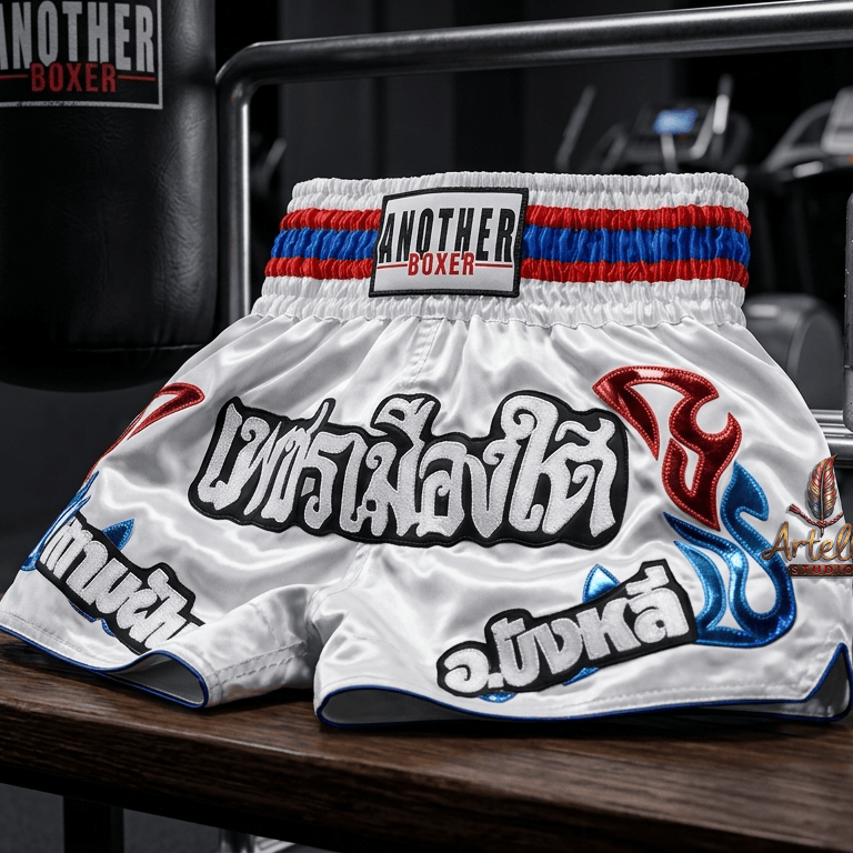🥊 Muay Thai Shorts Kickboxing MMA Fight Shorts for Men Women Kids – Thai Boxing Training Gear, Breathable Quick Dry Martial Arts Combat Shorts