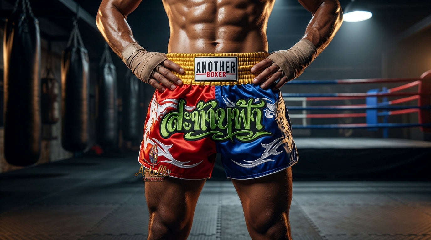 🥊 Muay Thai Shorts Kickboxing MMA Fight Shorts for Men Women Kids – Thai Boxing Training Gear, Breathable Quick Dry Martial Arts Combat Shorts