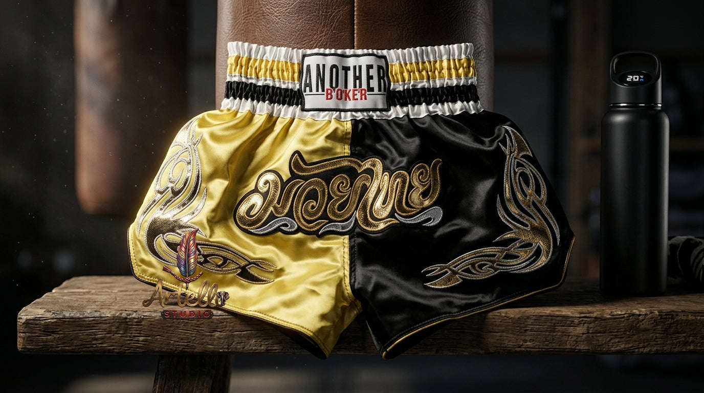 🥊 Muay Thai Shorts Kickboxing MMA Fight Shorts for Men Women Kids – Thai Boxing Training Gear, Breathable Quick Dry Martial Arts Combat Shorts