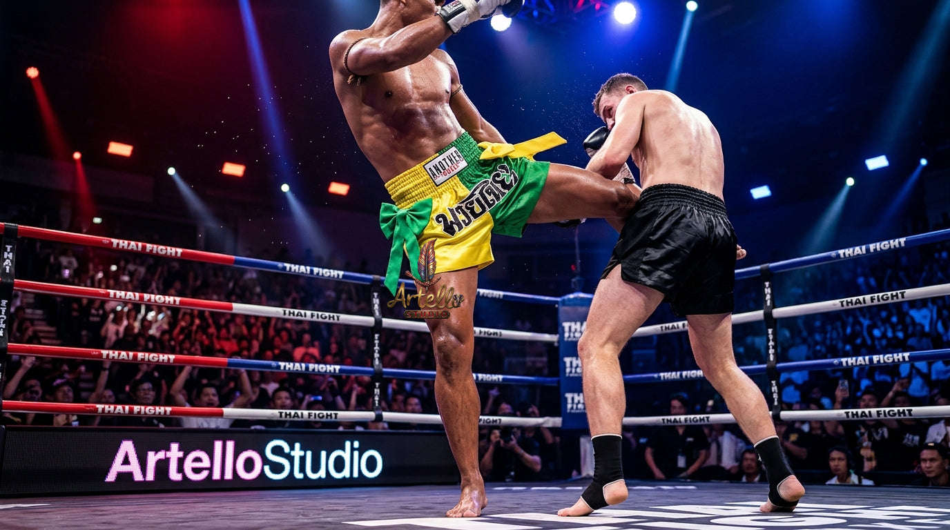 🥊 Muay Thai Shorts Kickboxing MMA Fight Shorts for Men Women Kids – Thai Boxing Training Gear, Breathable Quick Dry Martial Arts Combat Shorts