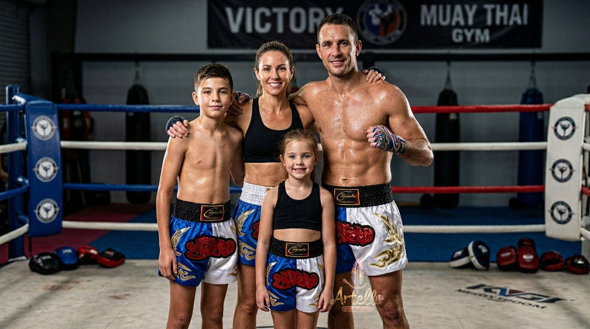 🥊 Muay Thai Shorts Kickboxing MMA Fight Shorts for Men Women Kids – Thai Boxing Training Gear, Breathable Quick Dry Martial Arts Combat Shorts