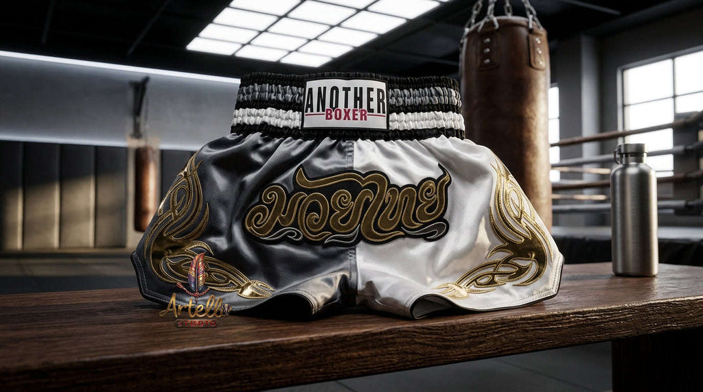 🥊 Muay Thai Shorts Kickboxing MMA Fight Shorts for Men Women Kids – Thai Boxing Training Gear, Breathable Quick Dry Martial Arts Combat Shorts