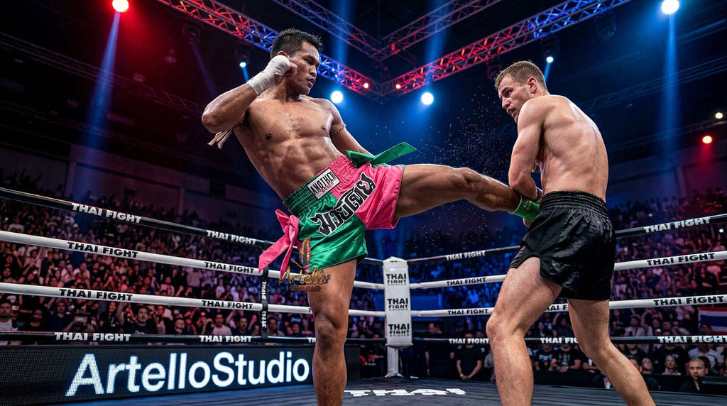 🥊 Muay Thai Shorts Kickboxing MMA Fight Shorts for Men Women Kids – Thai Boxing Training Gear, Breathable Quick Dry Martial Arts Combat Shorts