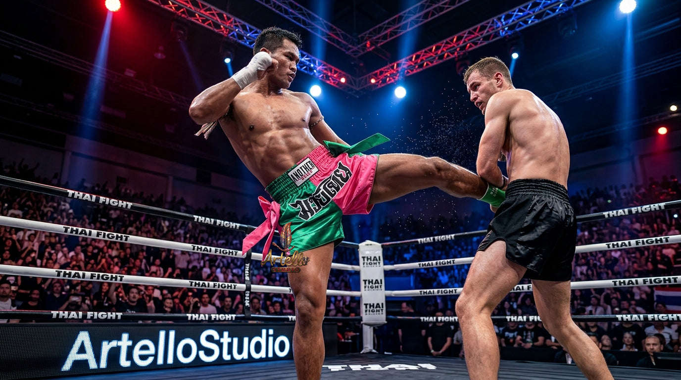 🥊 Muay Thai Shorts Kickboxing MMA Fight Shorts for Men Women Kids – Thai Boxing Training Gear, Breathable Quick Dry Martial Arts Combat Shorts