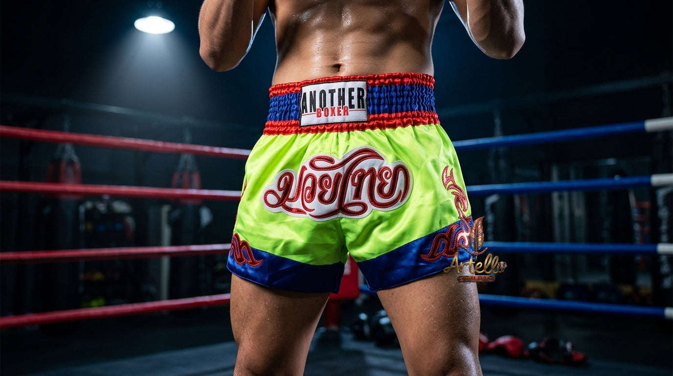 🥊 Muay Thai Shorts Kickboxing MMA Fight Shorts for Men Women Kids – Thai Boxing Training Gear, Breathable Quick Dry Martial Arts Combat Shorts