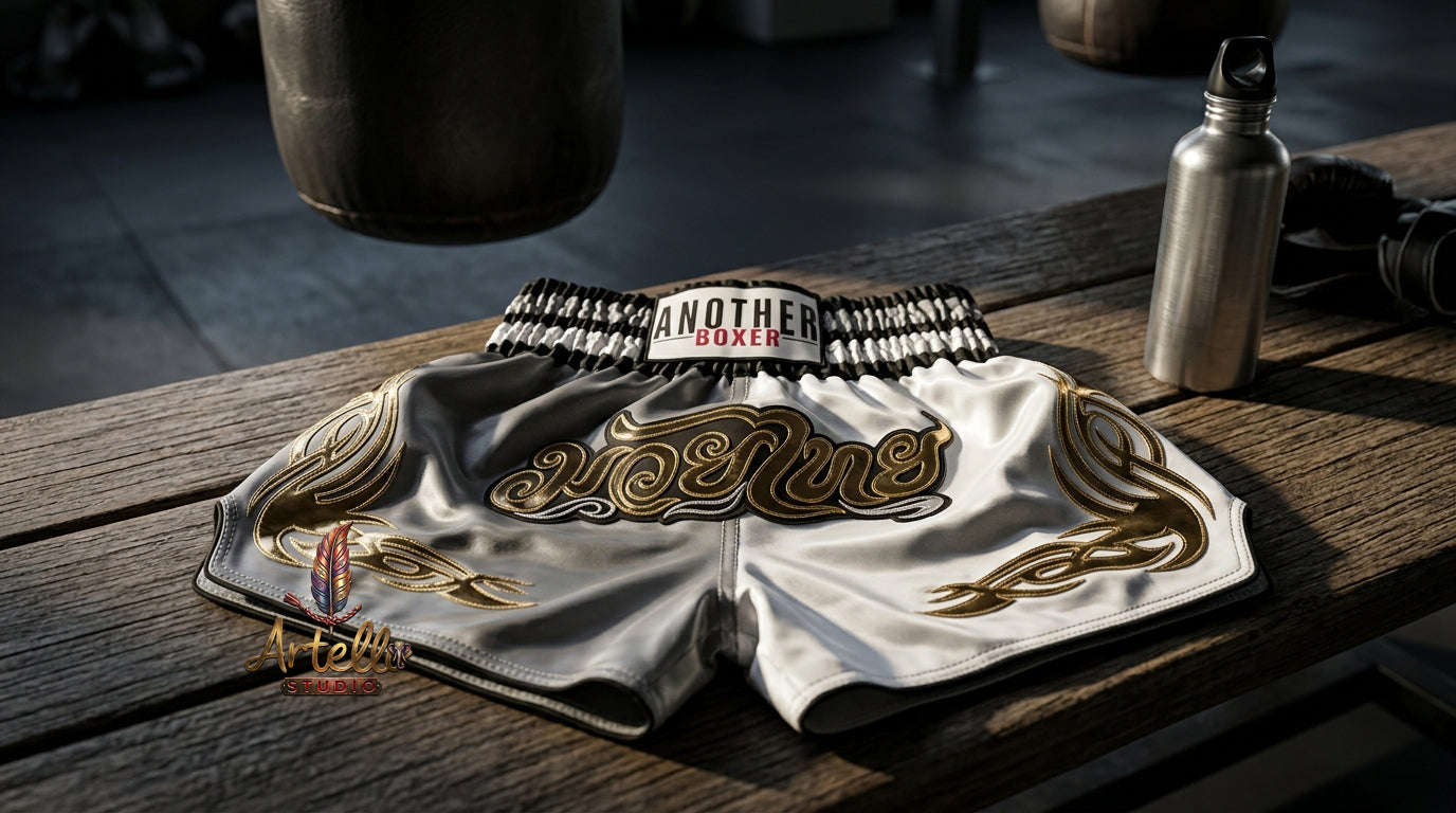 🥊 Muay Thai Shorts Kickboxing MMA Fight Shorts for Men Women Kids – Thai Boxing Training Gear, Breathable Quick Dry Martial Arts Combat Shorts