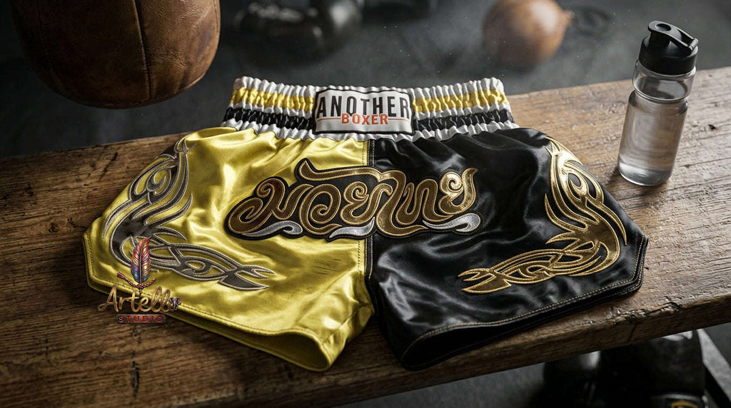 🥊 Muay Thai Shorts Kickboxing MMA Fight Shorts for Men Women Kids – Thai Boxing Training Gear, Breathable Quick Dry Martial Arts Combat Shorts