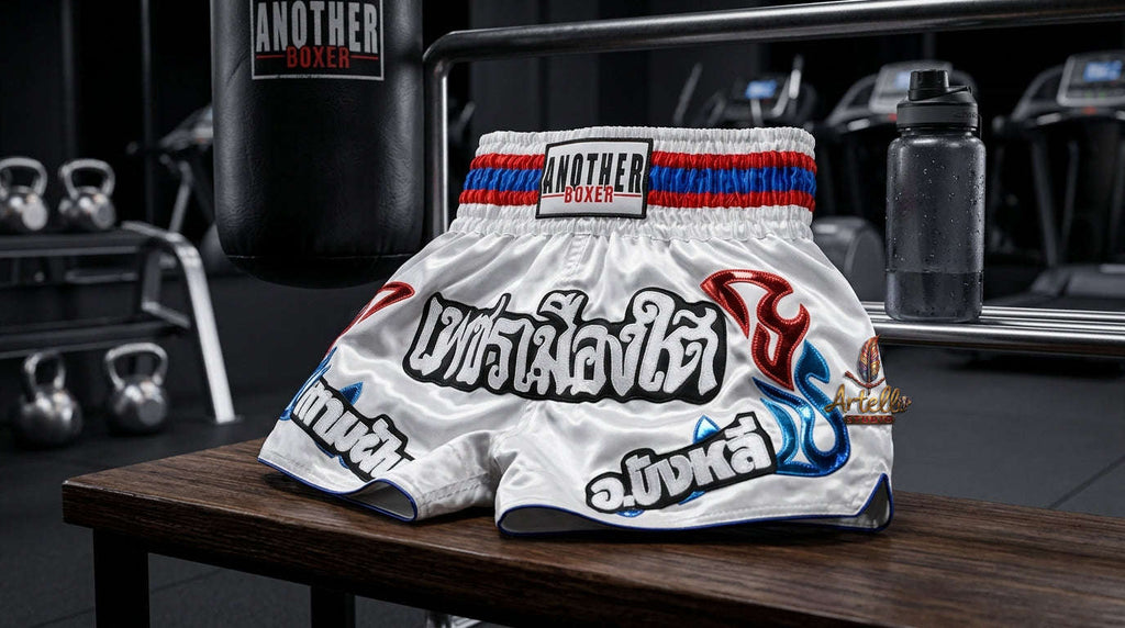 🥊 Muay Thai Shorts Kickboxing MMA Fight Shorts for Men Women Kids – Thai Boxing Training Gear, Breathable Quick Dry Martial Arts Combat Shorts