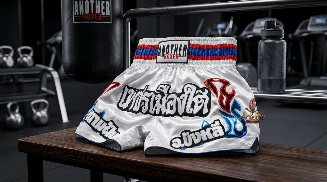 🥊 Muay Thai Shorts Kickboxing MMA Fight Shorts for Men Women Kids – Thai Boxing Training Gear, Breathable Quick Dry Martial Arts Combat Shorts