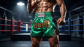 🥊 Muay Thai Shorts Kickboxing MMA Fight Shorts for Men Women Kids – Thai Boxing Training Gear, Breathable Quick Dry Martial Arts Combat Shorts