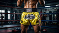 🥊 Muay Thai Shorts Kickboxing MMA Fight Shorts for Men Women Kids – Thai Boxing Training Gear, Breathable Quick Dry Martial Arts Combat Shorts
