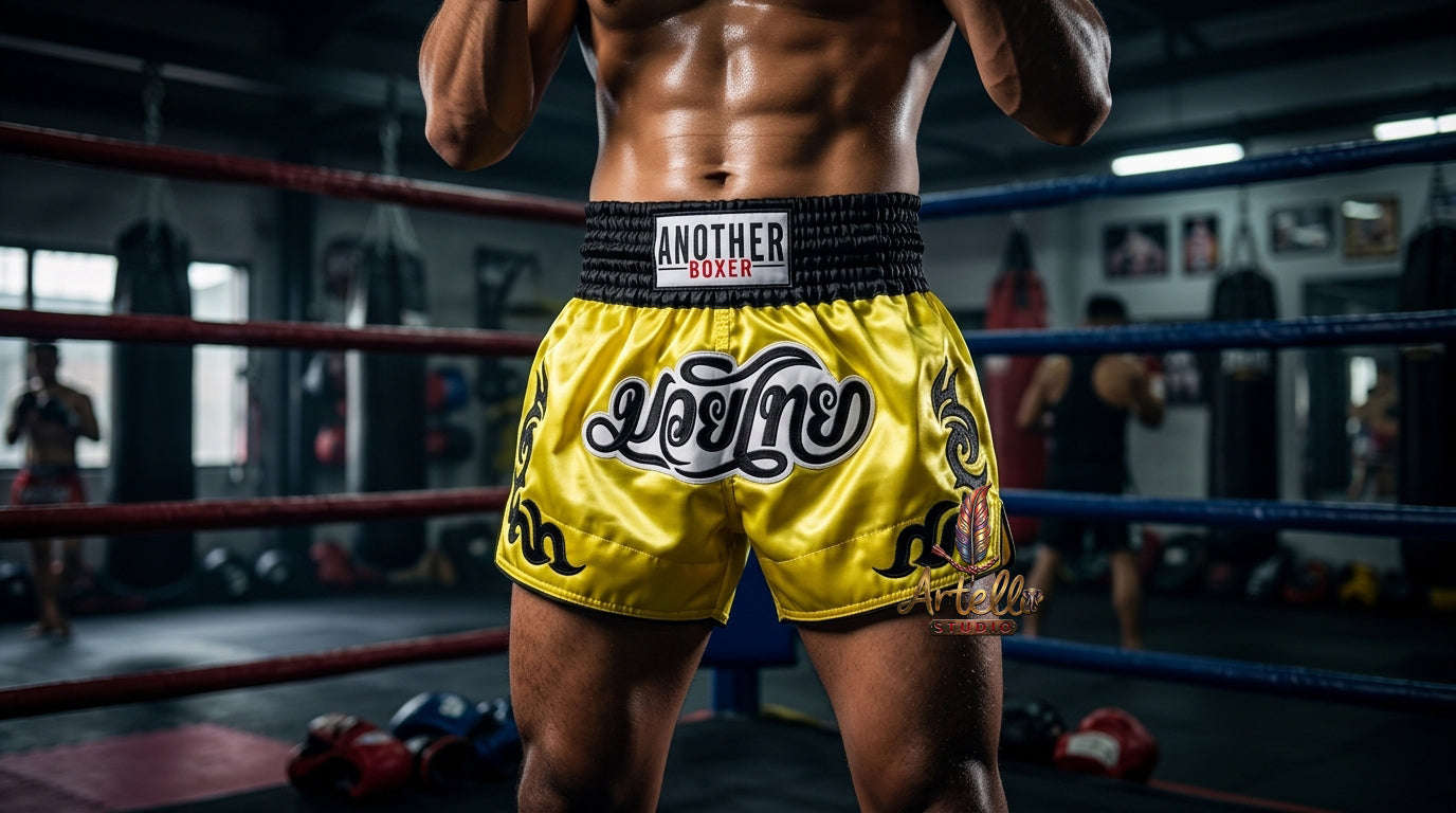 🥊 Muay Thai Shorts Kickboxing MMA Fight Shorts for Men Women Kids – Thai Boxing Training Gear, Breathable Quick Dry Martial Arts Combat Shorts