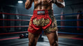 🥊 Muay Thai Shorts Kickboxing MMA Fight Shorts for Men Women Kids – Thai Boxing Training Gear, Breathable Quick Dry Martial Arts Combat Shorts