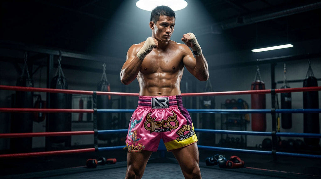 🥊 Muay Thai Shorts Kickboxing MMA Fight Shorts for Men Women Kids – Thai Boxing Training Gear, Breathable Quick Dry Martial Arts Combat Shorts
