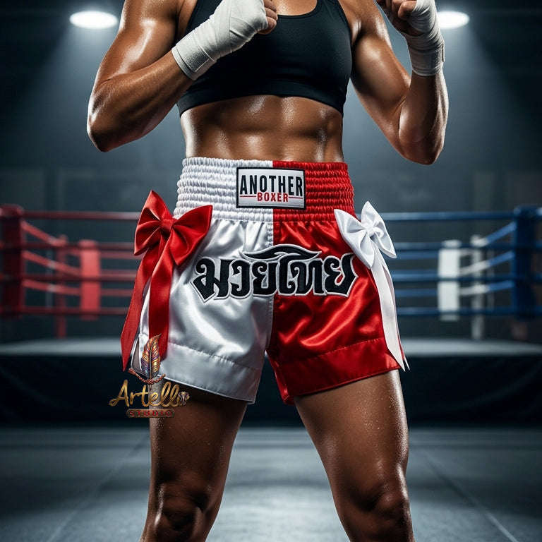 🥊 Muay Thai Shorts Kickboxing MMA Fight Shorts for Men Women Kids – Thai Boxing Training Gear, Breathable Quick Dry Martial Arts Combat Shorts