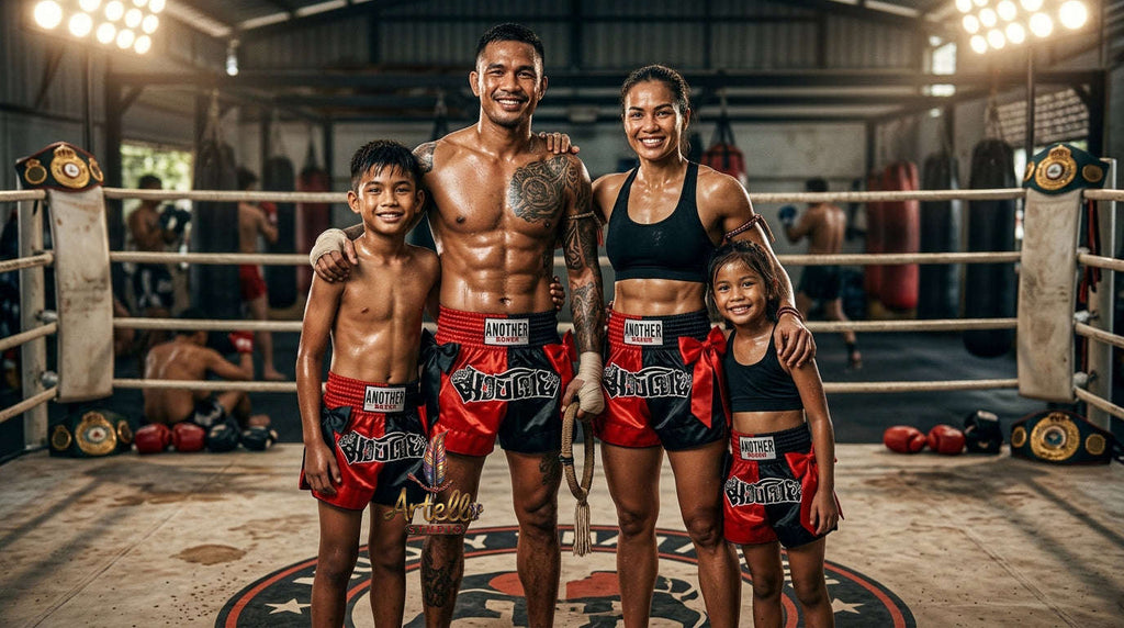 🥊 Muay Thai Shorts Kickboxing MMA Fight Shorts for Men Women Kids – Thai Boxing Training Gear, Breathable Quick Dry Martial Arts Combat Shorts