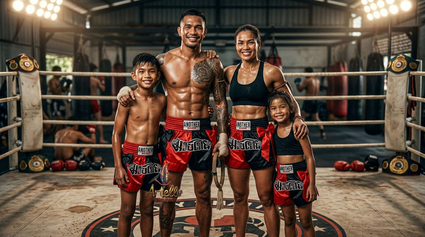 🥊 Muay Thai Shorts Kickboxing MMA Fight Shorts for Men Women Kids – Thai Boxing Training Gear, Breathable Quick Dry Martial Arts Combat Shorts