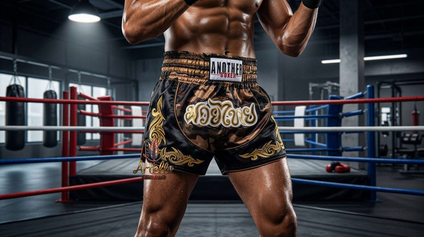 🥊 Muay Thai Shorts Kickboxing MMA Fight Shorts for Men Women Kids – Thai Boxing Training Gear, Breathable Quick Dry Martial Arts Combat Shorts