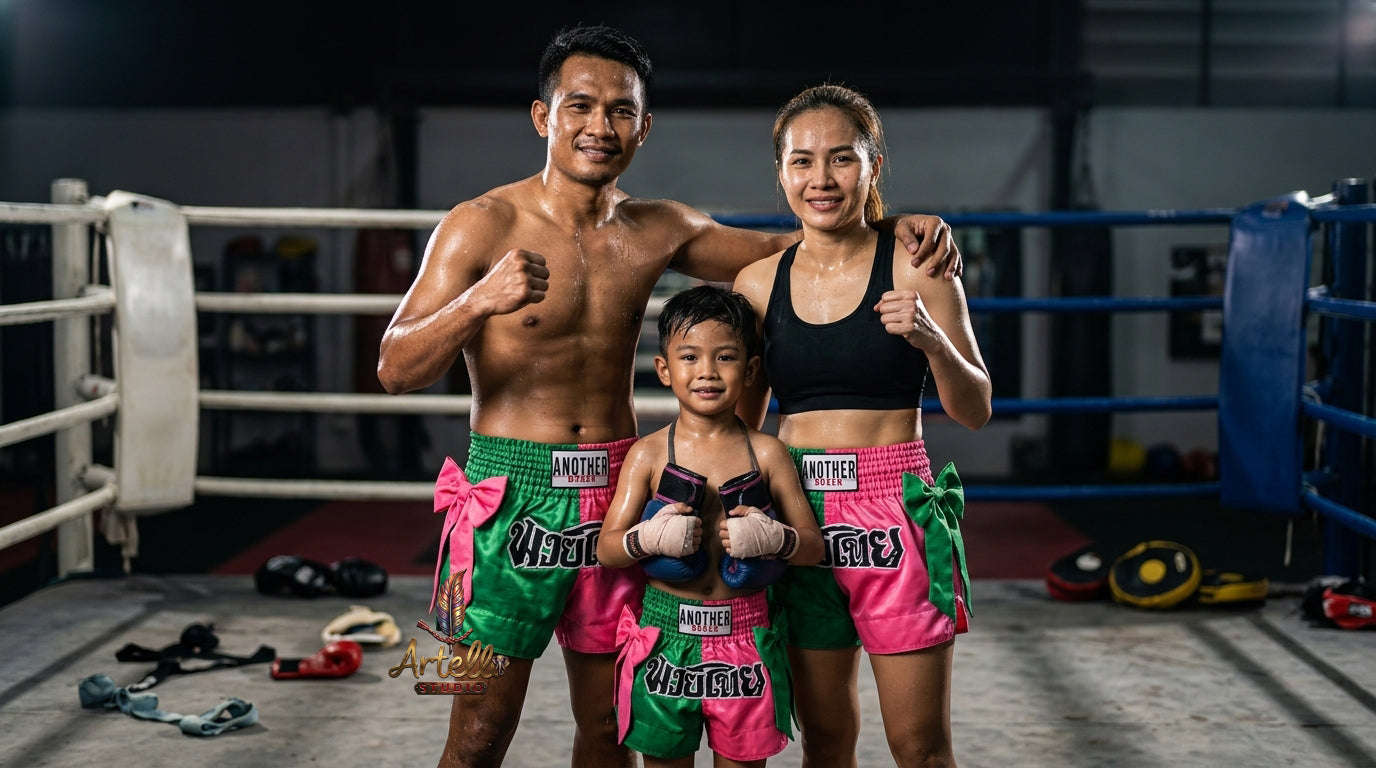 🥊 Muay Thai Shorts Kickboxing MMA Fight Shorts for Men Women Kids – Thai Boxing Training Gear, Breathable Quick Dry Martial Arts Combat Shorts