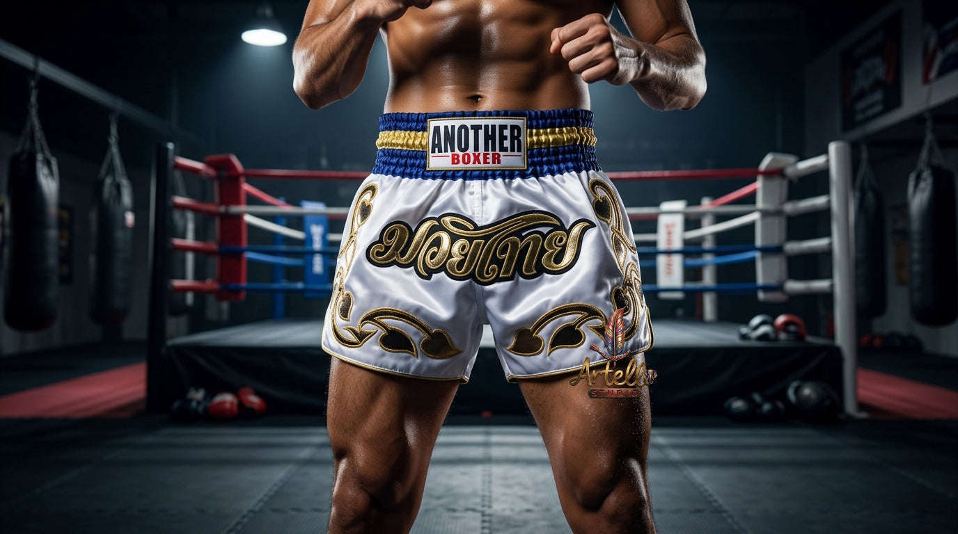 🥊 Muay Thai Shorts Kickboxing MMA Fight Shorts for Men Women Kids – Thai Boxing Training Gear, Breathable Quick Dry Martial Arts Combat Shorts