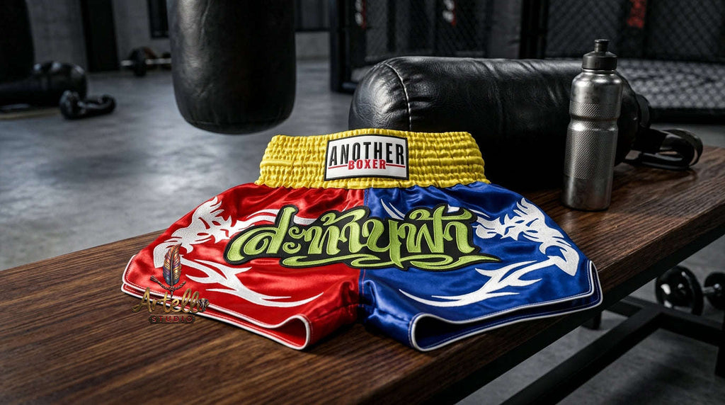 🥊 Muay Thai Shorts Kickboxing MMA Fight Shorts for Men Women Kids – Thai Boxing Training Gear, Breathable Quick Dry Martial Arts Combat Shorts