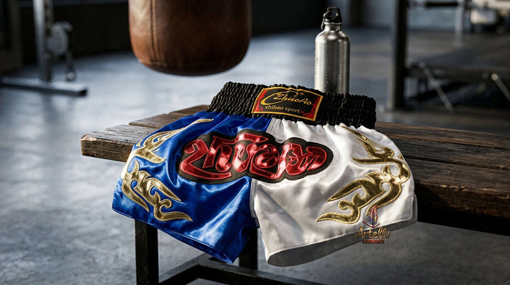 🥊 Muay Thai Shorts Kickboxing MMA Fight Shorts for Men Women Kids – Thai Boxing Training Gear, Breathable Quick Dry Martial Arts Combat Shorts