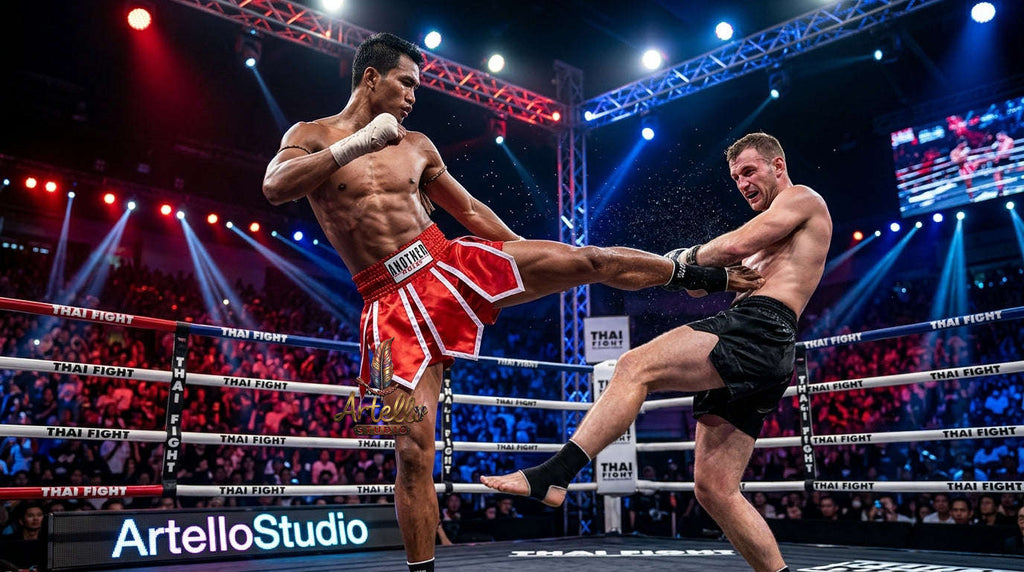 🥊 Muay Thai Shorts Kickboxing MMA Fight Shorts for Men Women Kids – Thai Boxing Training Gear, Breathable Quick Dry Martial Arts Combat Shorts