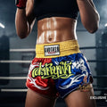 🥊 Muay Thai Shorts Kickboxing MMA Fight Shorts for Men Women Kids – Thai Boxing Training Gear, Breathable Quick Dry Martial Arts Combat Shorts