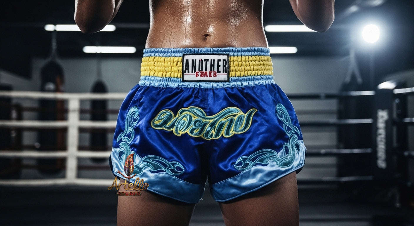 🥊 Muay Thai Shorts Kickboxing MMA Fight Shorts for Men Women Kids – Thai Boxing Training Gear, Breathable Quick Dry Martial Arts Combat Shorts
