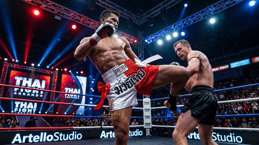 🥊 Muay Thai Shorts Kickboxing MMA Fight Shorts for Men Women Kids – Thai Boxing Training Gear, Breathable Quick Dry Martial Arts Combat Shorts