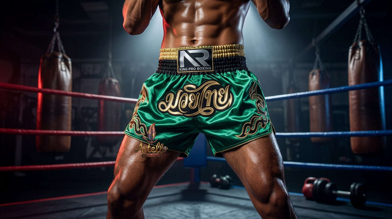 🥊 Muay Thai Shorts Kickboxing MMA Fight Shorts for Men Women Kids – Thai Boxing Training Gear, Breathable Quick Dry Martial Arts Combat Shorts
