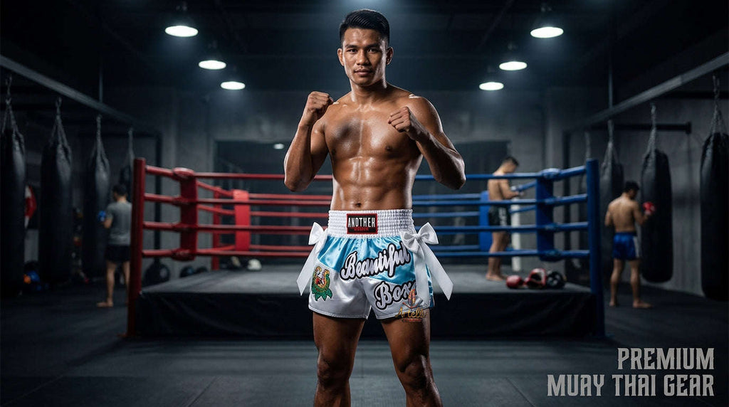 🥊 Muay Thai Shorts Kickboxing MMA Fight Shorts for Men Women Kids – Thai Boxing Training Gear, Breathable Quick Dry Martial Arts Combat Shorts