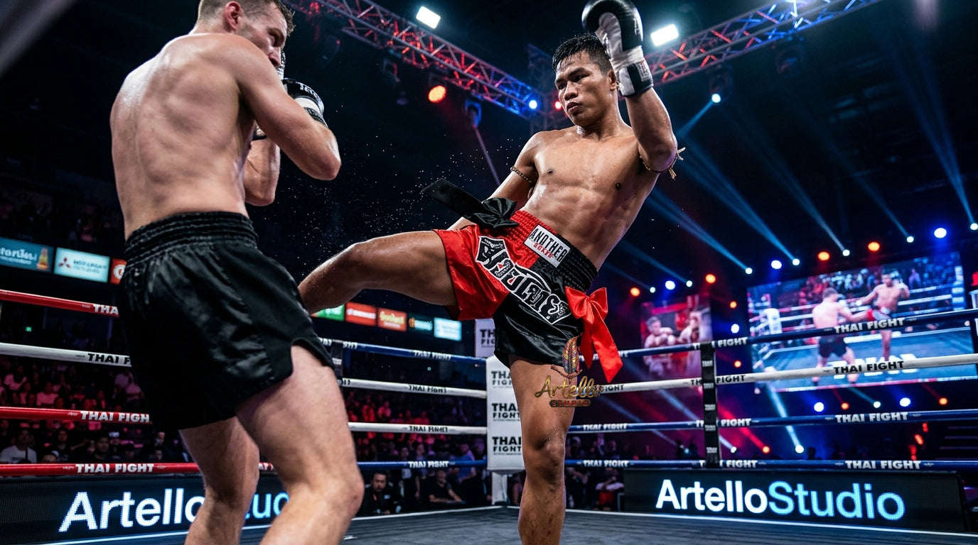 🥊 Muay Thai Shorts Kickboxing MMA Fight Shorts for Men Women Kids – Thai Boxing Training Gear, Breathable Quick Dry Martial Arts Combat Shorts